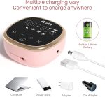 NCVI Double Electric Breast Pump 8782, Portable Anti-Backflow, with 4 Size Flanges, 4 Modes & 9 Levels, LED Display, 10 Breastmilk Storage Bags, Ultra-Quiet and Pain Free Breast Pumps - Image 5